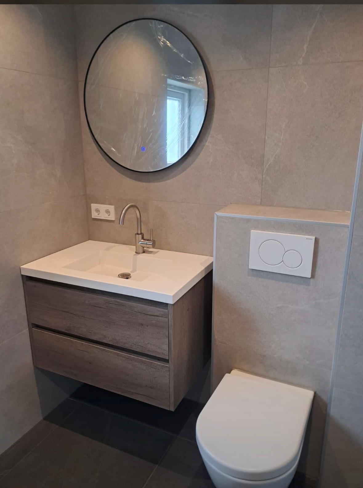 Badkamer betegeld